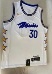 NBA 30 Curry Warriors 22-23 Maillot blanc brodé